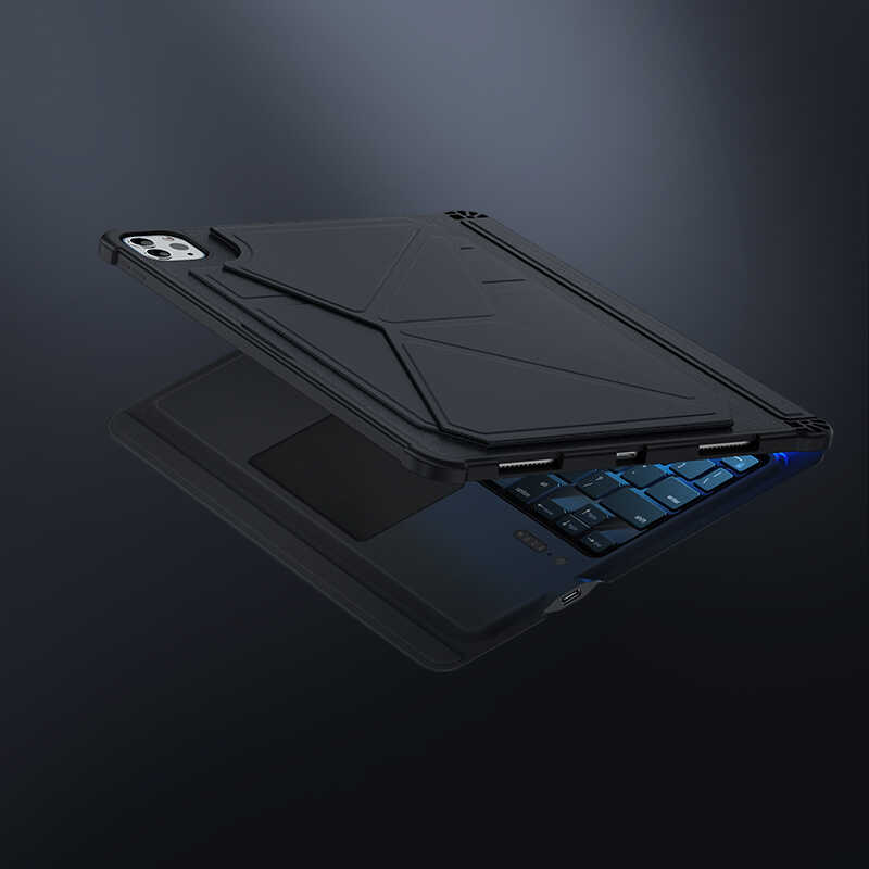 iPad Air 11 2025 M3 Benks Multifunctional Kablosuz Klavyeli Kılıf