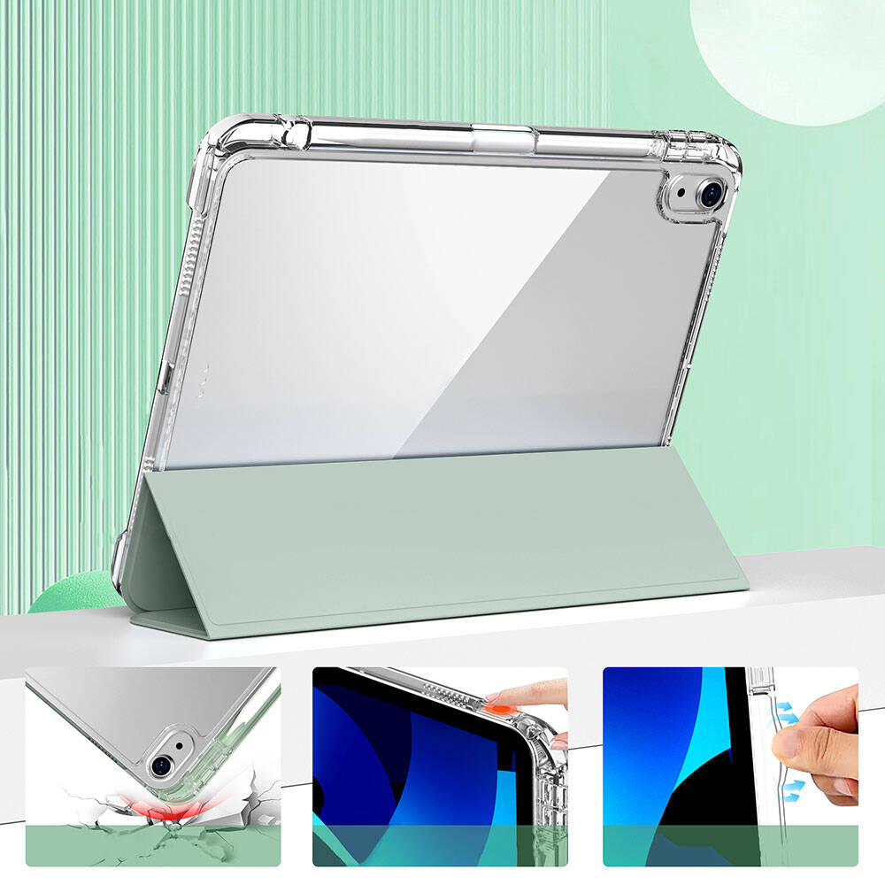 iPad Air 11 2025 M3 Kılıf Magnetik Ayrılabilen Airbagli Zore Sliding Tablet Kılıfı