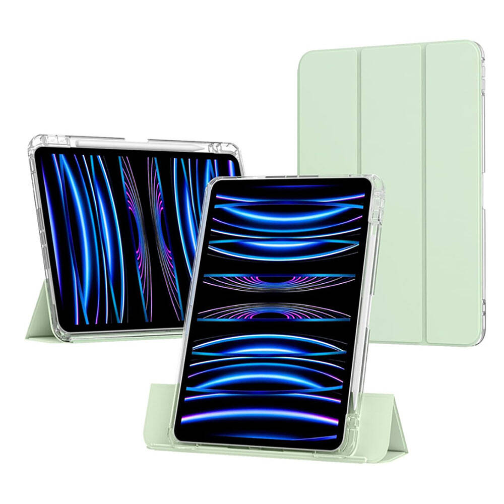 iPad Air 11 2025 M3 Kılıf Magnetik Ayrılabilen Airbagli Zore Sliding Tablet Kılıfı