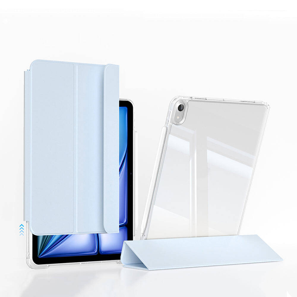 iPad Air 11 2025 M3 Kılıf Magnetik Ayrılabilen Airbagli Zore Sliding Tablet Kılıfı