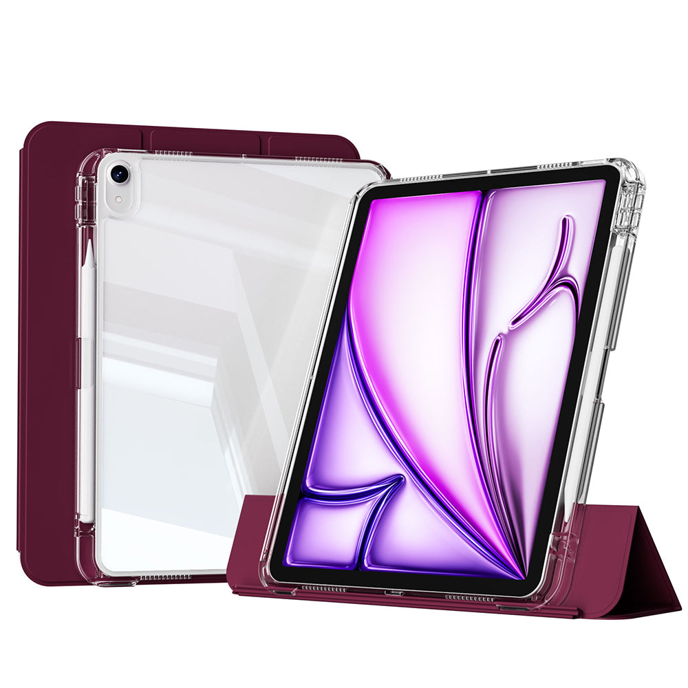 iPad Air 11 2025 M3 Kılıf Magnetik Ayrılabilen Airbagli Zore Sliding Tablet Kılıfı
