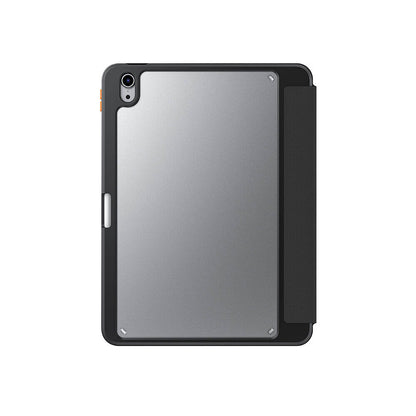 iPad Air 11 2025 M3 Kılıf SkinArma Kabartma Baskı Tasarımlı 360 Tam Koruma Arkası Şeffaf Standlı Gamma Kılıf