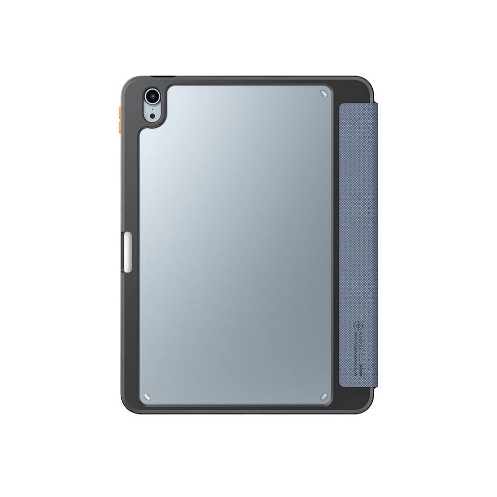iPad Air 11 2025 M3 Kılıf SkinArma Kabartma Baskı Tasarımlı 360 Tam Koruma Arkası Şeffaf Standlı Gamma Kılıf