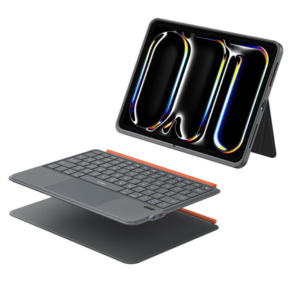 iPad Air 11 2025 M3 Wiwu MK-005 Combo 3in1 Kalem Bölmeli Klavyeli Standlı Kılıf