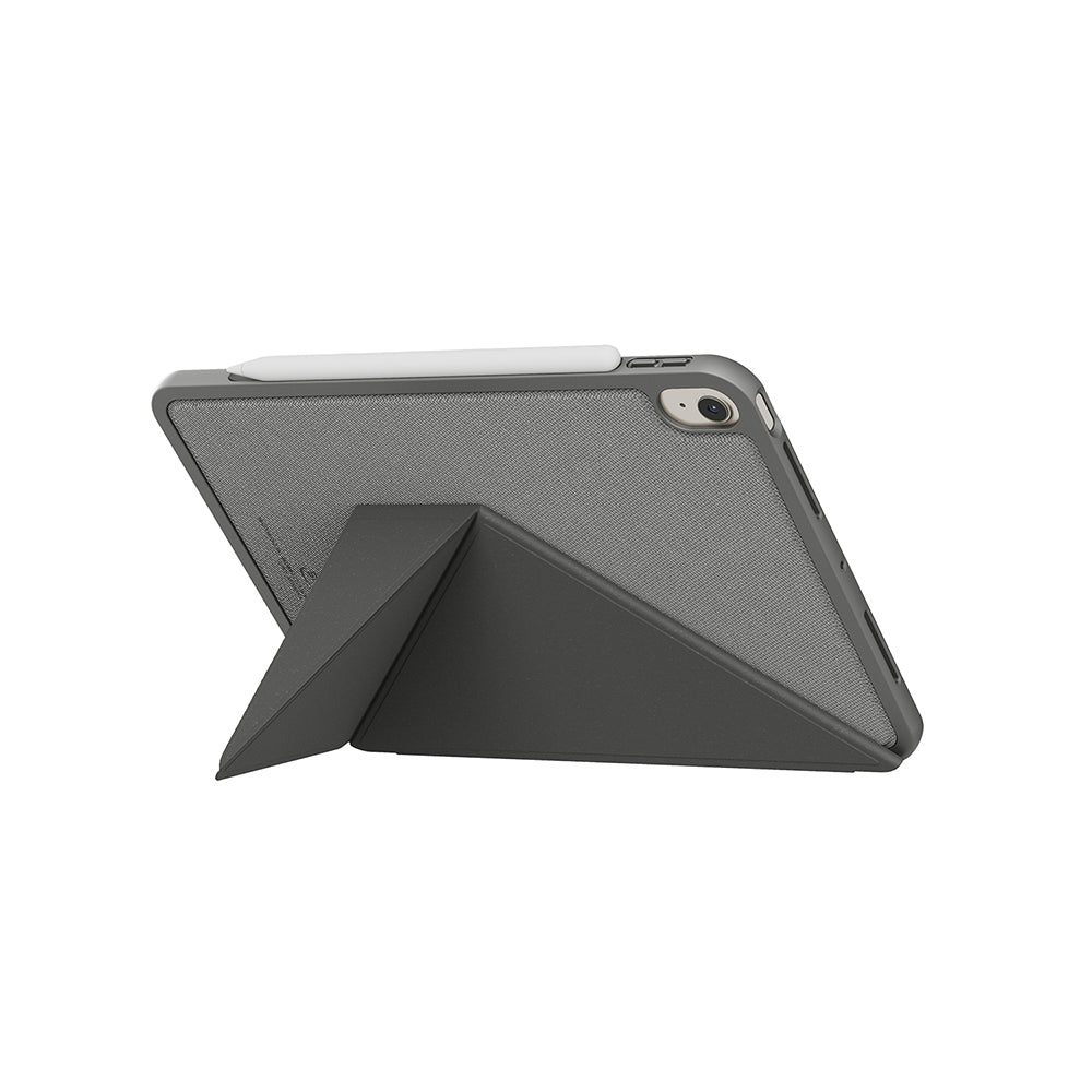 iPad Air 11 2026 M4 Kılıf Skinarma Kalemlikli Dokulu Tasarım Standlı Magnetik Trilon Kılıf