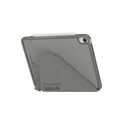 iPad Air 11 2026 M4 Kılıf Skinarma Kalemlikli Dokulu Tasarım Standlı Magnetik Trilon Kılıf