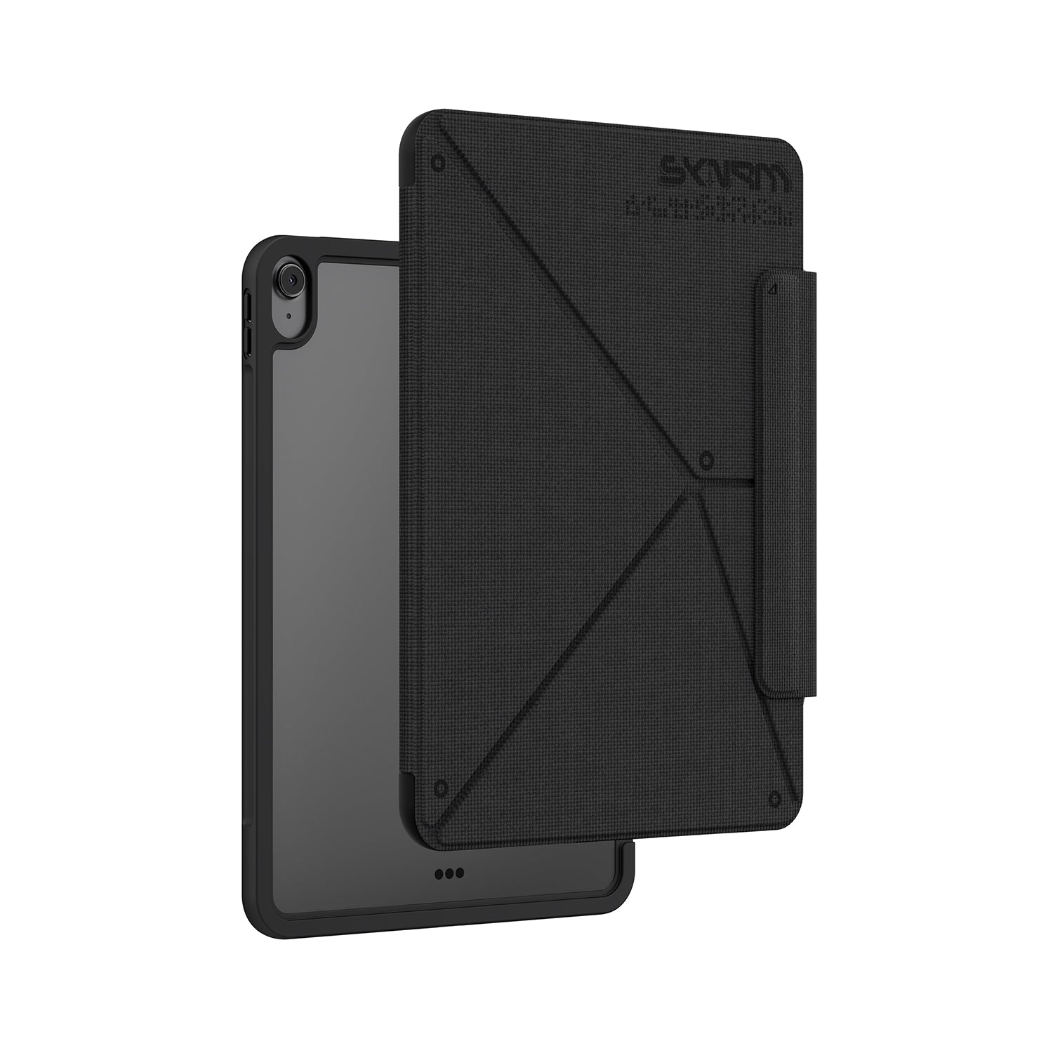 iPad Air 11 2026 M4 Kılıf Skinarma Kalemlikli Dokulu Tasarım Standlı Magnetik Trilon Kılıf