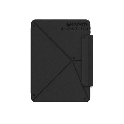 iPad Air 11 2026 M4 Kılıf Skinarma Kalemlikli Dokulu Tasarım Standlı Magnetik Trilon Kılıf