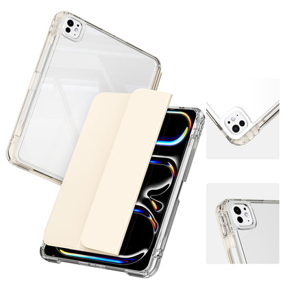 iPad Air 13 2024 Kılıf Magnetik Ayrılabilen Airbagli Zore Sliding Tablet Kılıfı
