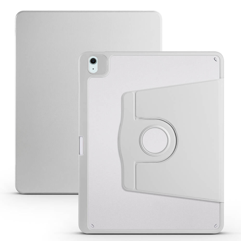 iPad Air 13 2024 Kılıf Zore Termik Kalem Bölmeli Dönebilen Standlı Kılıf
