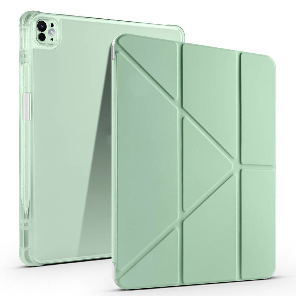iPad Air 13 2025 M3 Kılıf Zore Tri Folding Kalem Bölmeli Standlı Kılıf