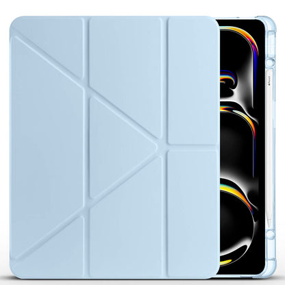 iPad Air 13 2025 M3 Kılıf Zore Tri Folding Kalem Bölmeli Standlı Kılıf