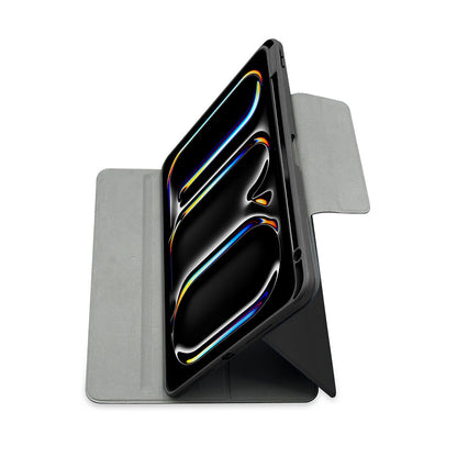 iPad Air 13 2025 M3 Raptic Spin Detachable Folio PU Ayrılabilir Kalem Bölmeli Standlı Kılıf