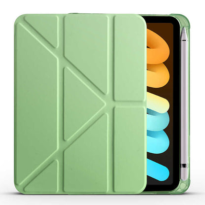iPad Mini 2021 (6.Nesil) Kılıf Zore Tri Folding Kalem Bölmeli Standlı Kılıf