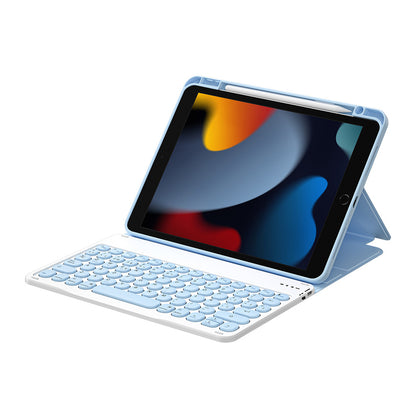 iPad Pro 10.5 (7.Nesil) Wiwu Protective Gizli Kalem Bölmeli Klavyeli Kılıf