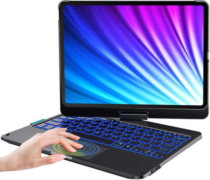 iPad Pro 10.5 (7.Nesil) Wiwu Waltz Rotating Keyboard Kablosuz Dönebilen Klavye