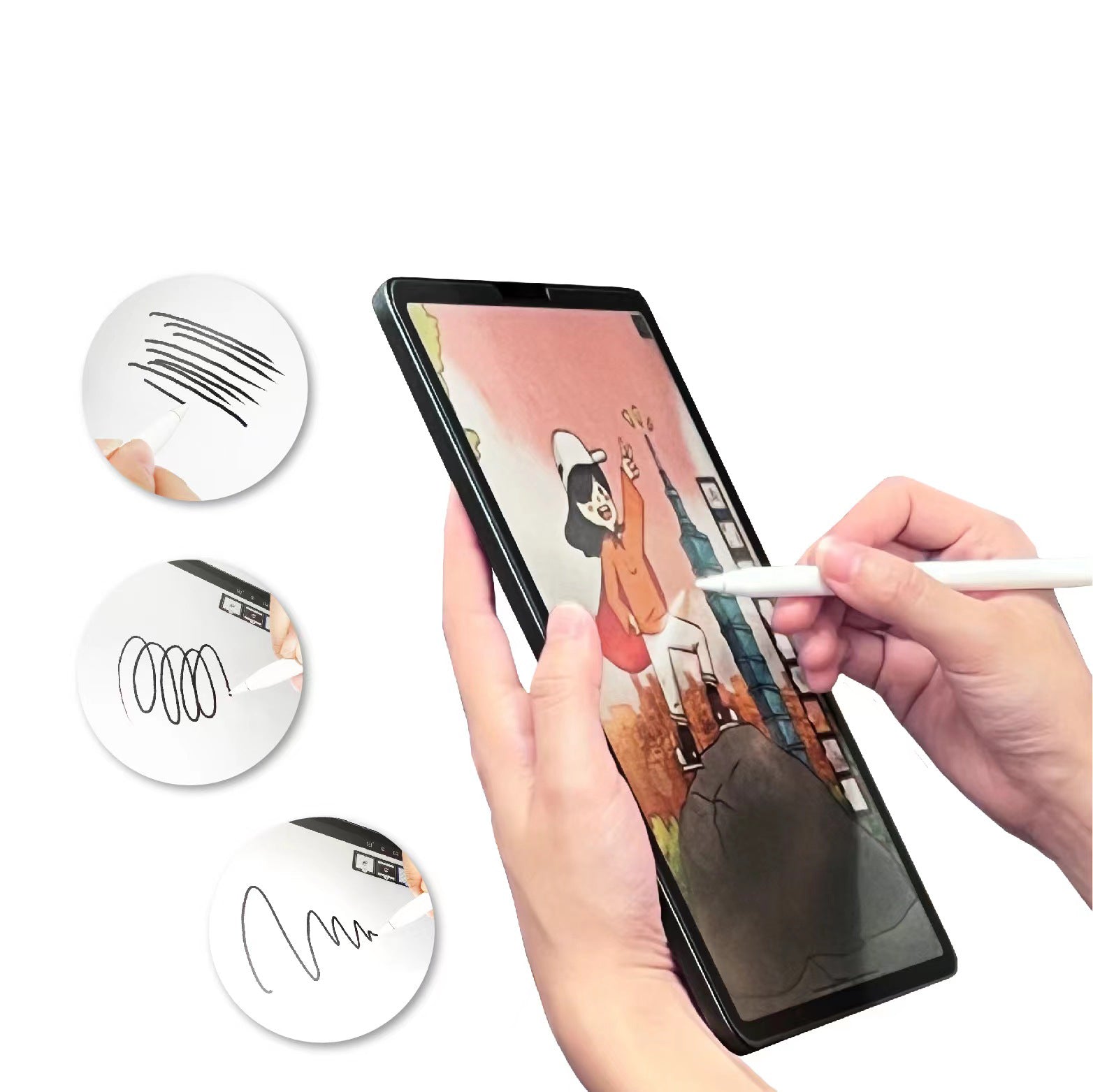 iPad Pro 11 2018 Kağıt Hisli Mat Davin Paper Like Tablet Ekran Koruyucu