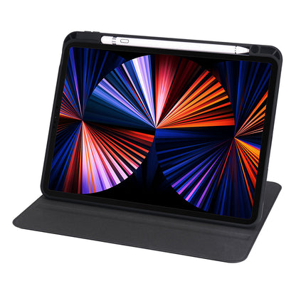 iPad Pro 11 2020 (2.Nesil) Kılıf Zore Termik Kalem Bölmeli Dönebilen Standlı Kılıf