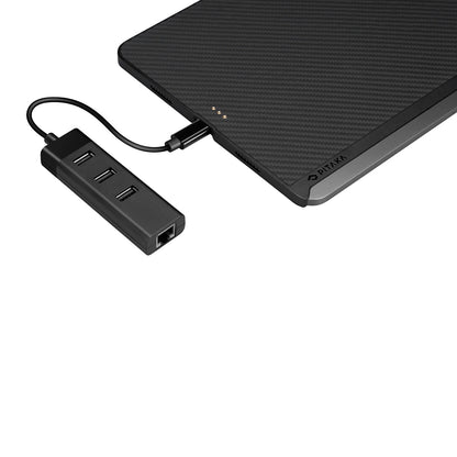 iPad Pro 11 2021 (3.Nesil) Kılıf Aramid Fiber Pitaka Ultra-Slim Classic Serisi Tablet Kılıf