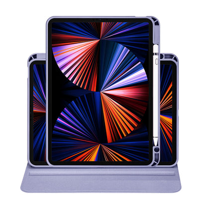 iPad Pro 11 2021 (3.Nesil) Kılıf Zore Termik Kalem Bölmeli Dönebilen Standlı Kılıf