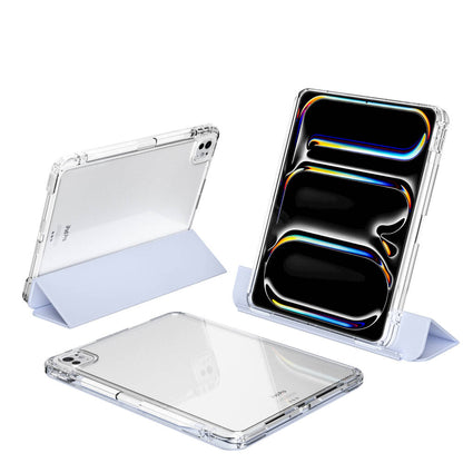 iPad Pro 11 2024 Kılıf Magnetik Ayrılabilen Airbagli Zore Sliding Tablet Kılıfı