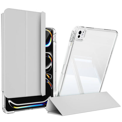 iPad Pro 11 2024 Kılıf Magnetik Ayrılabilen Airbagli Zore Sliding Tablet Kılıfı
