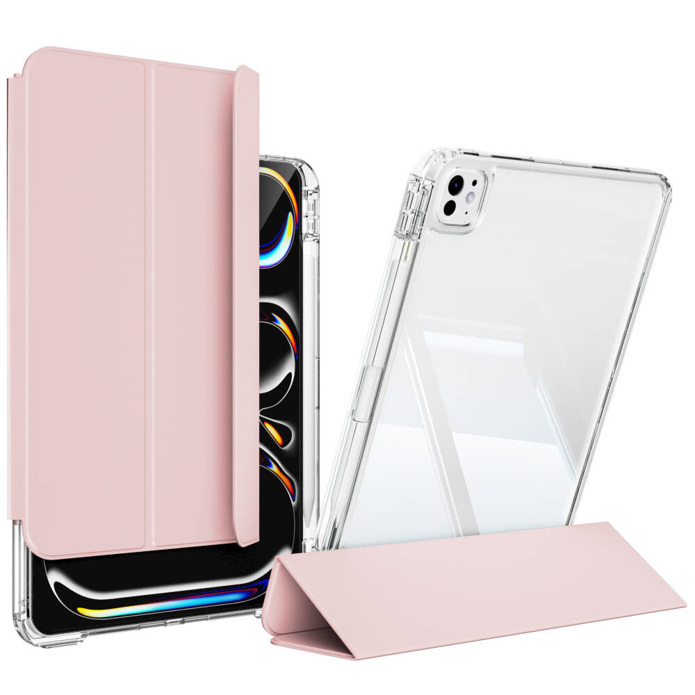 iPad Pro 11 2024 Kılıf Magnetik Ayrılabilen Airbagli Zore Sliding Tablet Kılıfı