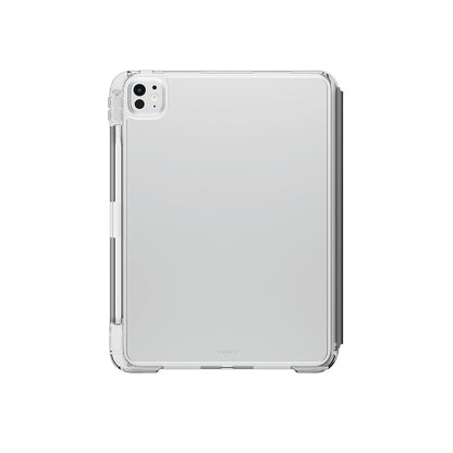 iPad Pro 11 2024 Kılıf Skinarma Kalemlikli Arkası Şeffaf Standlı Magnetik Zeta Kılıf