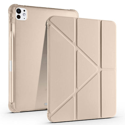 iPad Pro 11 2024 Kılıf Zore Tri Folding Kalem Bölmeli Standlı Kılıf