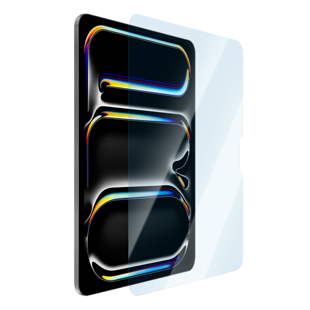 iPad Pro 11 2025 M5 CaseWorld Eyesafe Mavi Işık Teknolojili Temperli Cam Ekran Koruyucu + Uygulama Aparatı