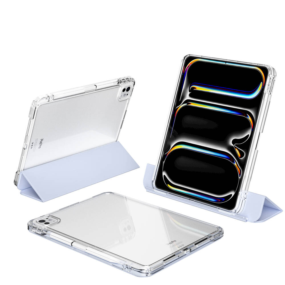 iPad Pro 11 2025 M5 Kılıf Magnetik Ayrılabilen Airbagli Zore Sliding Tablet Kılıfı