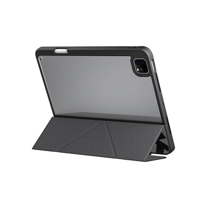 iPad Pro 11 2025 M5 Kılıf SkinArma Holografik Tasarımlı Arkası Şeffaf Çıkarılabilir Magnetik Kira Kobai Kılıf