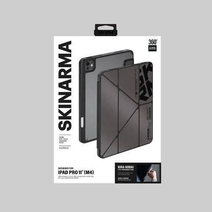 iPad Pro 11 2025 M5 Kılıf SkinArma Holografik Tasarımlı Arkası Şeffaf Çıkarılabilir Magnetik Kira Kobai Kılıf