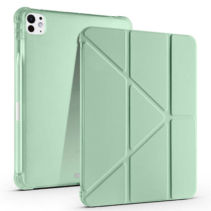 iPad Pro 11 2025 M5 Kılıf Zore Tri Folding Kalem Bölmeli Standlı Kılıf