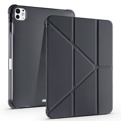 iPad Pro 11 2025 M5 Kılıf Zore Tri Folding Kalem Bölmeli Standlı Kılıf
