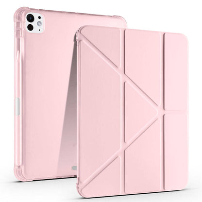 iPad Pro 11 2025 M5 Kılıf Zore Tri Folding Kalem Bölmeli Standlı Kılıf