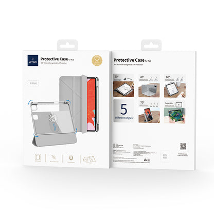 iPad Pro 11 2025 M5 Wiwu 360° Dönebilen Standlı Magnetik Koruyucu Tablet Kılıfı