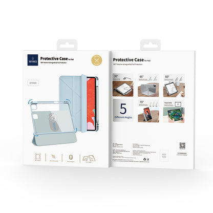 iPad Pro 11 2025 M5 Wiwu 360° Dönebilen Standlı Magnetik Koruyucu Tablet Kılıfı