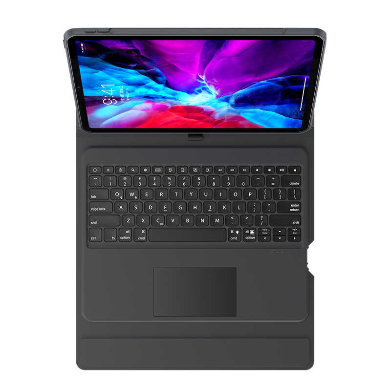 iPad Pro 12.9 2018 (3.Nesil) Benks Multifunctional Kablosuz Klavyeli Kılıf