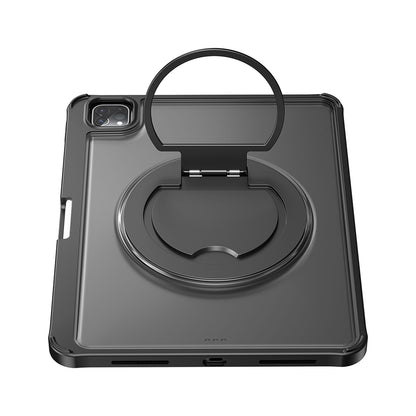 iPad Pro 12.9 2021 (5.Nesil) Wiwu MK-007 Combo Pro Kalem Bölmeli Klavyeli Standlı Kılıf