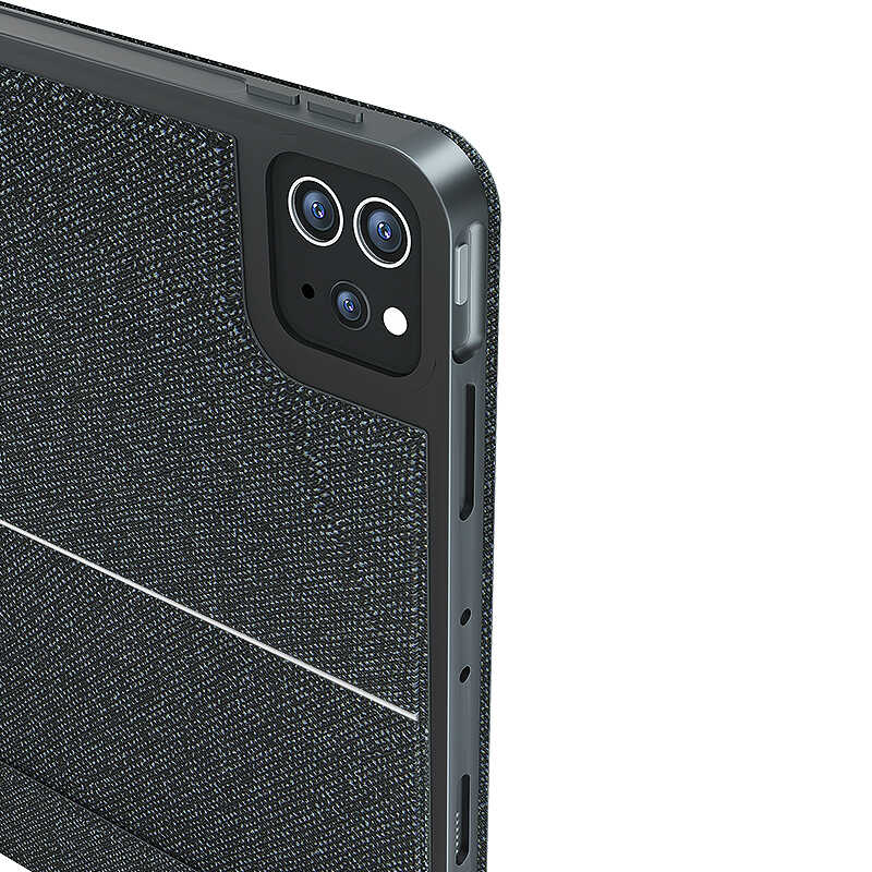 iPad Pro 12.9 2022 M2 Wiwu Mag Touch Klavyeli Standlı Kılıf