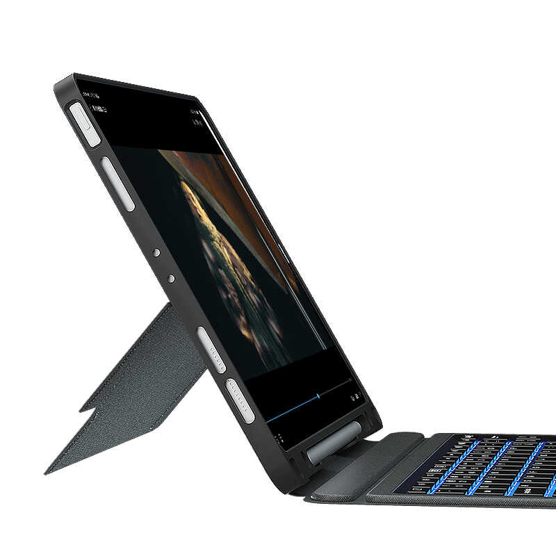 iPad Pro 12.9 2022 M2 Wiwu Mag Touch Klavyeli Standlı Kılıf