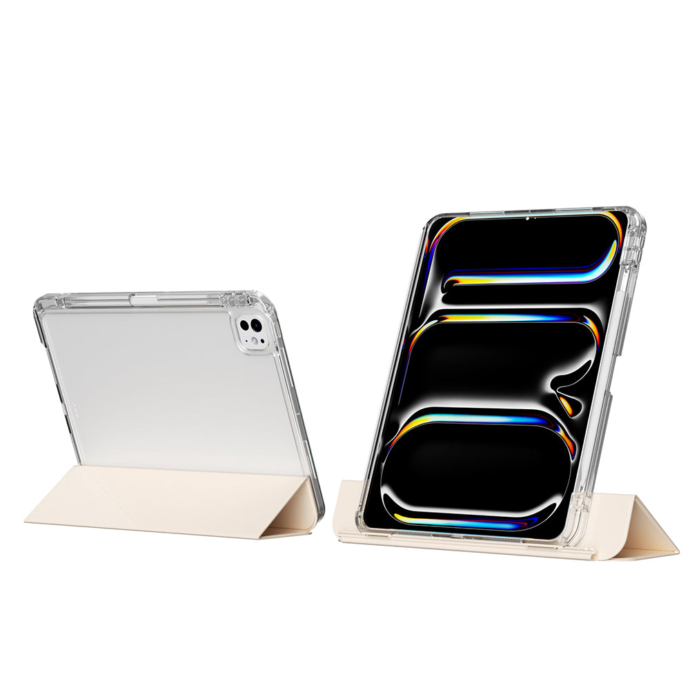 iPad Pro 13 2024 Kılıf Magnetik Ayrılabilen Airbagli Zore Sliding Tablet Kılıfı