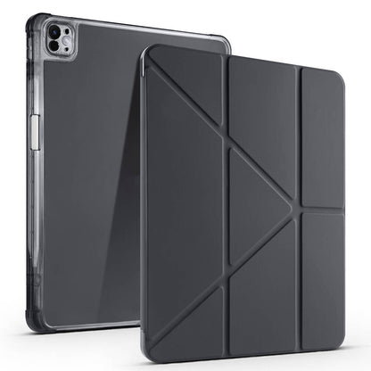 iPad Pro 13 2024 Kılıf Zore Tri Folding Kalem Bölmeli Standlı Kılıf