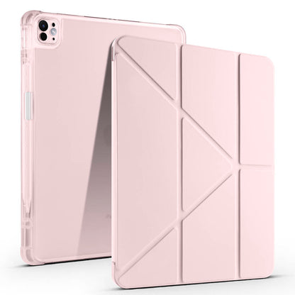 iPad Pro 13 2024 Kılıf Zore Tri Folding Kalem Bölmeli Standlı Kılıf
