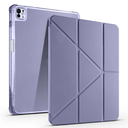 iPad Pro 13 2024 Kılıf Zore Tri Folding Kalem Bölmeli Standlı Kılıf