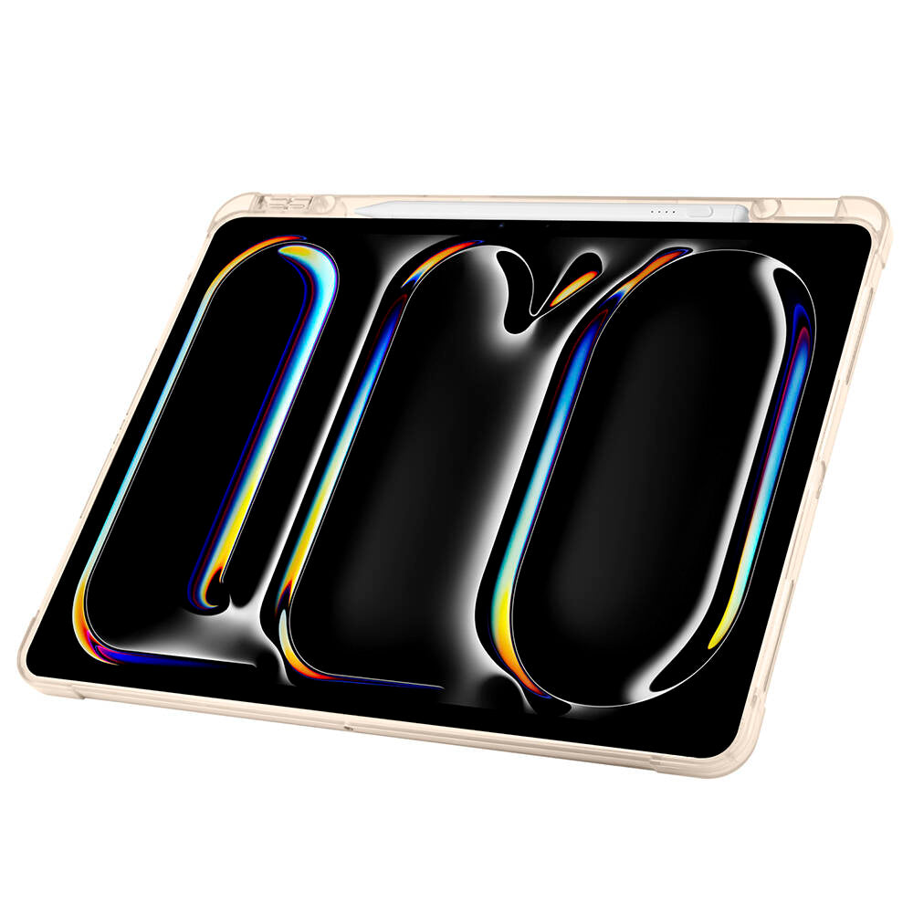 iPad Pro 13 2024 Kılıf Zore Tri Folding Kalem Bölmeli Standlı Kılıf