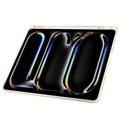 iPad Pro 13 2024 Kılıf Zore Tri Folding Kalem Bölmeli Standlı Kılıf