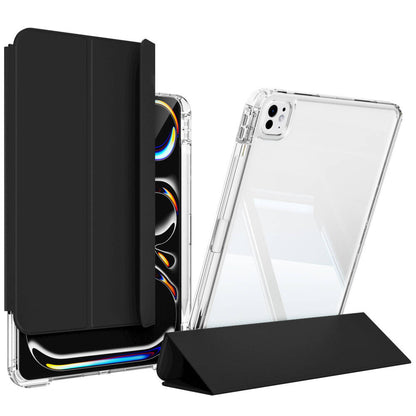 iPad Pro 13 2025 M5 Kılıf Magnetik Ayrılabilen Airbagli Zore Sliding Tablet Kılıfı