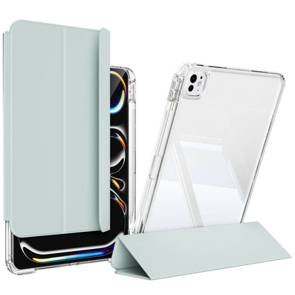 iPad Pro 13 2025 M5 Kılıf Magnetik Ayrılabilen Airbagli Zore Sliding Tablet Kılıfı